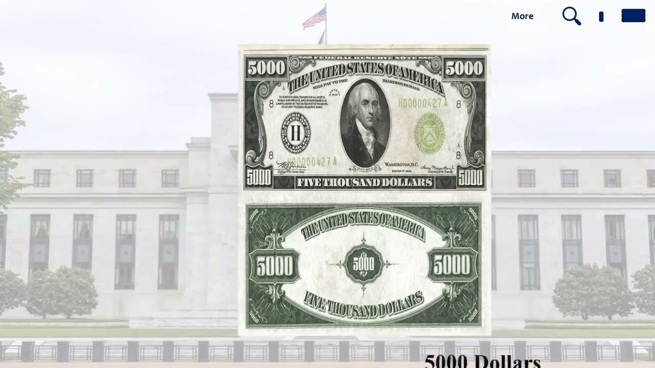 Rare U.S. High-Denomination Banknotes &ndash; $500 to $10,000! 💵🇺🇸