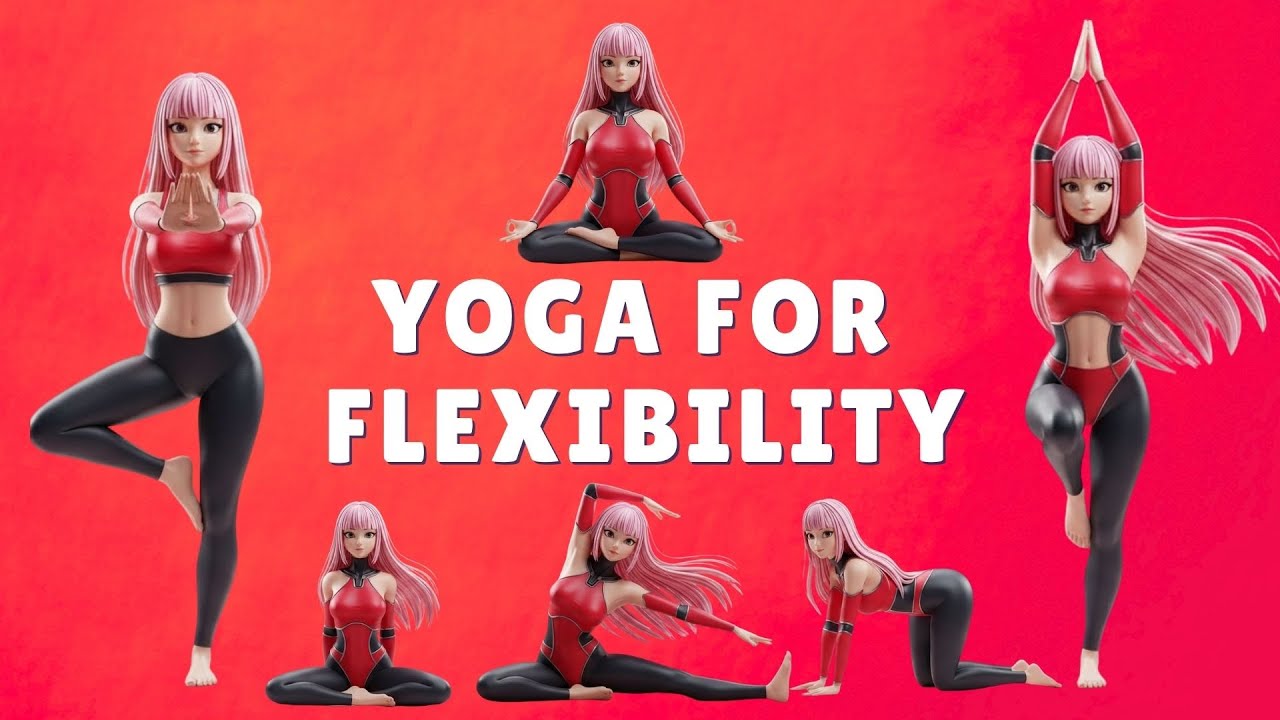 10-Minute Yoga for Flexibility & Stress Relief | Animated Flow