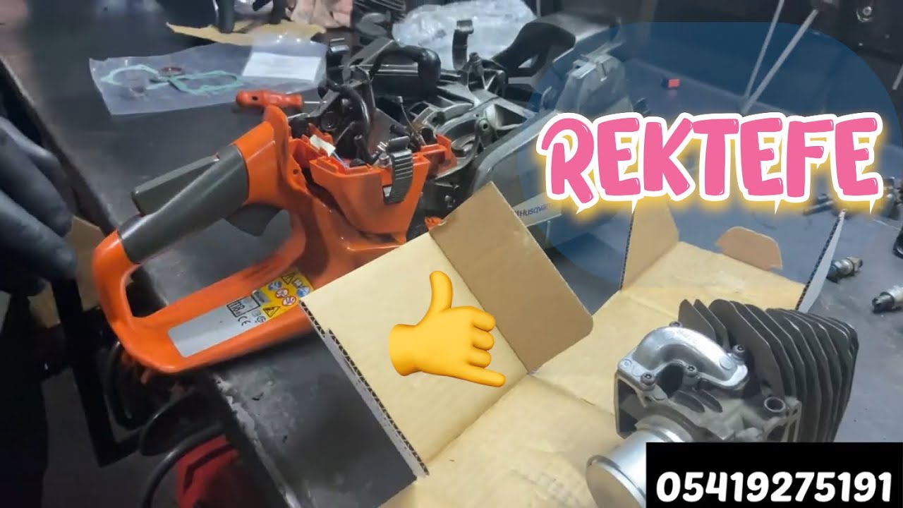 HUSQVARNA 562-560 SİLİNDİR+PİSTON DEĞİŞİMİ(DİYERBAKIR /BAĞLAR)HUSQVARNA 562-560 CYLINDER +REPLACEMET