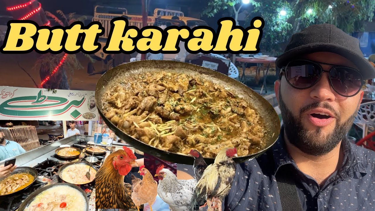 Islamabad Street Food | Butt Karhai | Desi Murgh and Mutton Butter Karhai | Pakistani Street Food