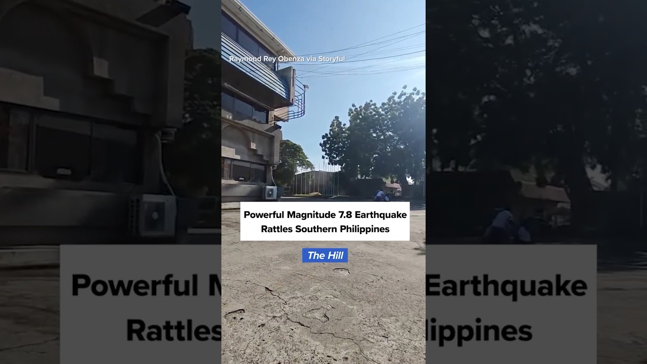 Powerful 7.8 magnitude earthquake rocks southern Philippines causing extensive damage