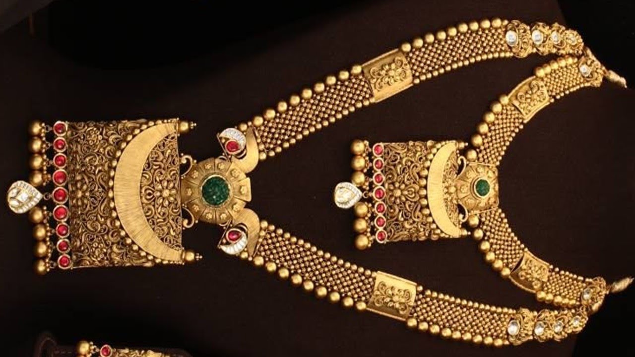 Gold Pendant Heavy Necklace Designs 2019