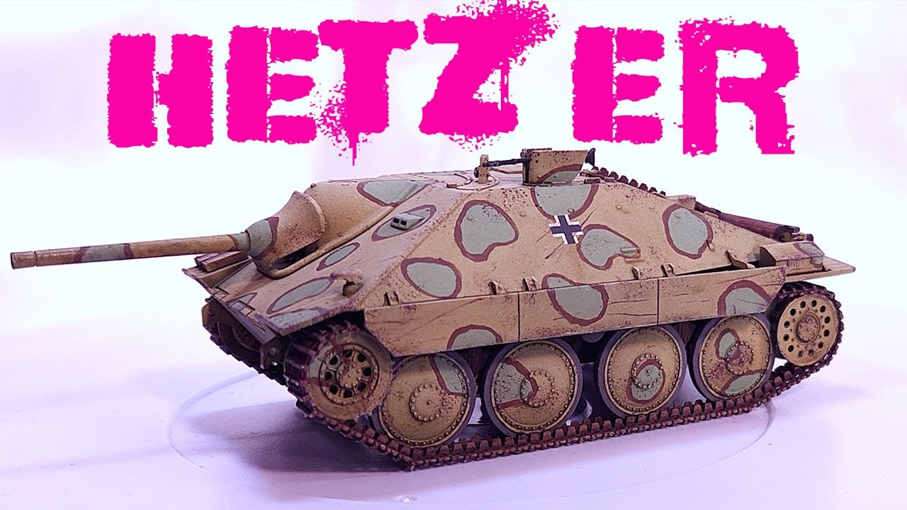 Painting a Hetzer - Tamiya 48th Scale