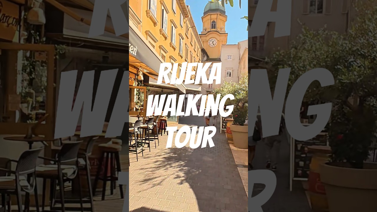 Rijeka Old Town Walk – Peaceful Streets & Historic Landmarks | Quiet Croatia City Tour