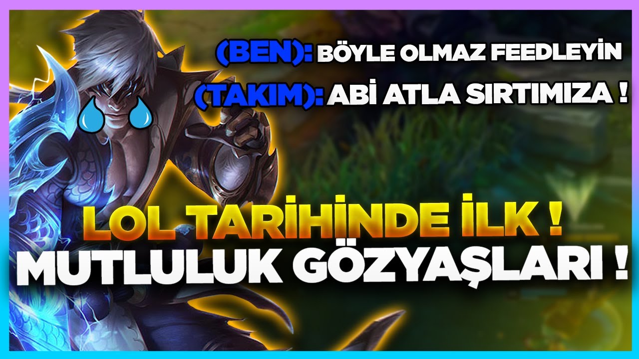 LOL TARİHİNDE İLK ! FEEDLEMEYEN TAKIMI GÖREN LEE SİN MUTLULUK GÖZYAŞLARI DÖKTÜ | YONDAİME |