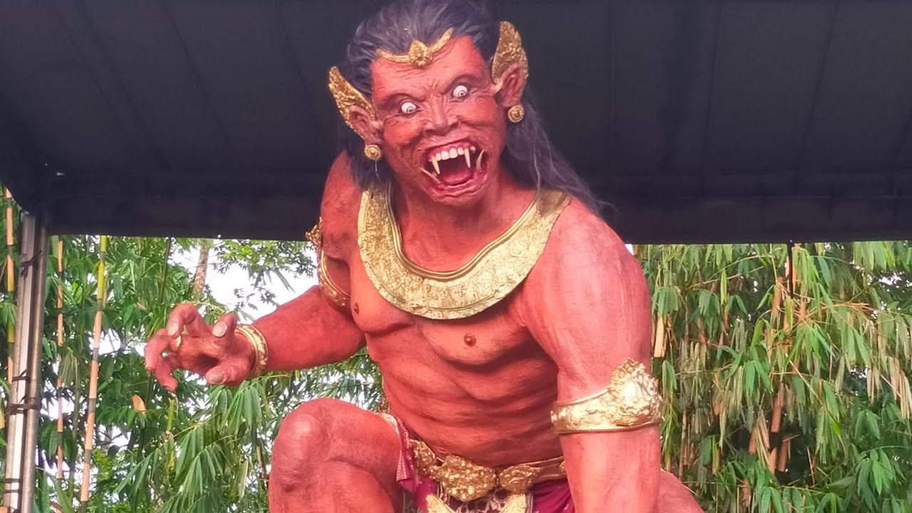 Banjar Metra tengah,,parade Ogoh Ogoh se desa yangapi