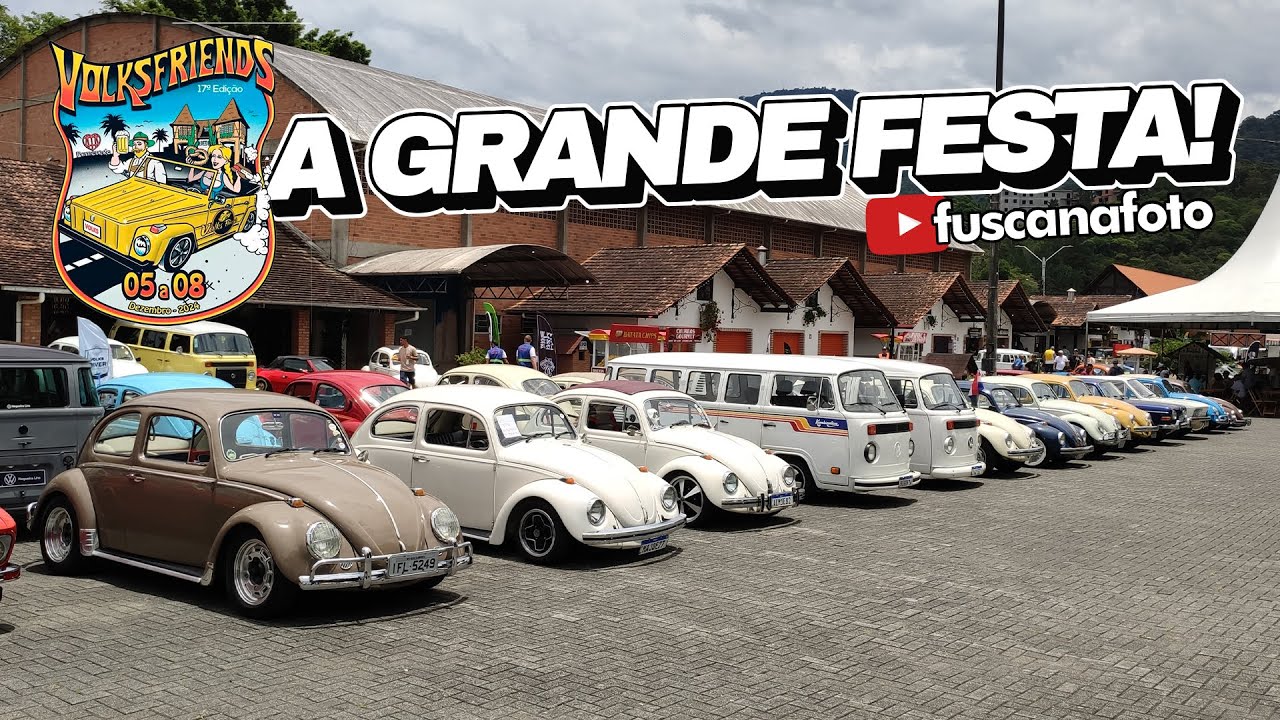 A GRANDE FESTA! 17° VOLKSFRIENDS O MAIOR ENCONTRO AIRCOOLED DA AMERICA DO SUL POMERODE 2024 Fusca na