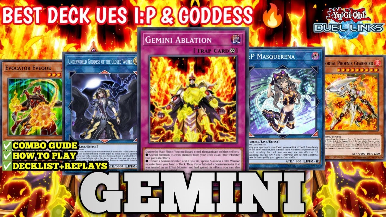 [GEMINI] BEST DECK TO USE I:P & GODDE🔥 INSANE FIRST BOARD 🔥 (Combo Guide & Replays) IN YU-GI-OH DL.