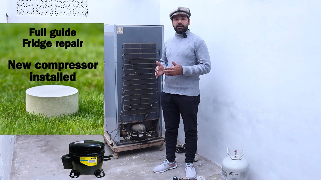 How to remove compressor from fridge | old compressor connection blast 😱