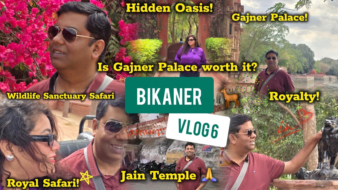 Gajner Palace Bikaner 👑 | Luxury Resort 🏰 | A Royal Experience | Gajner Wildlife Sanctuary | Day 4