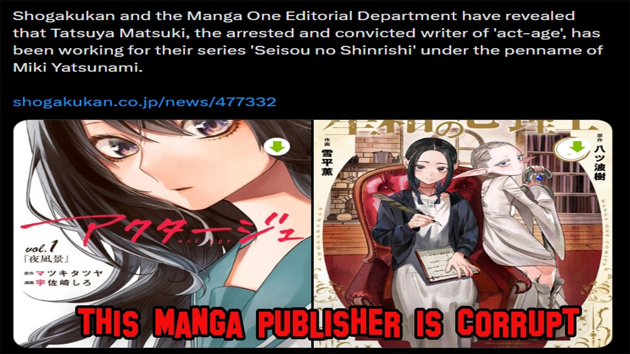 Manga Publisher Continues To Protect Heinous People