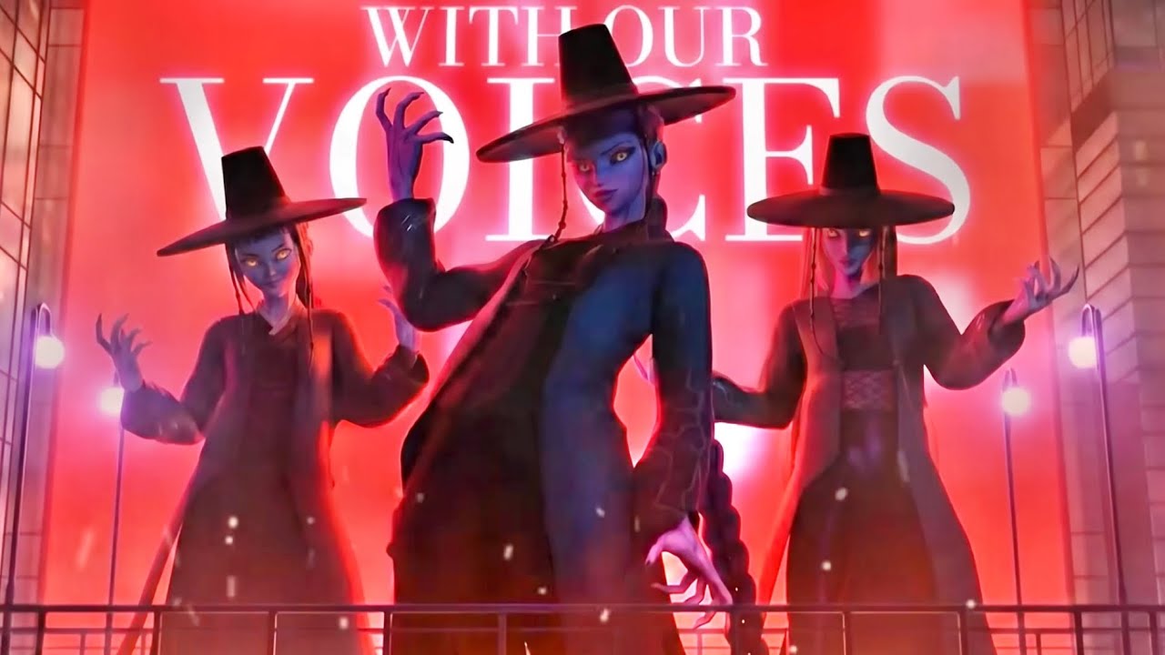 VILLAIN HUNTRIX SONG | KPop Demon Hunters Animation