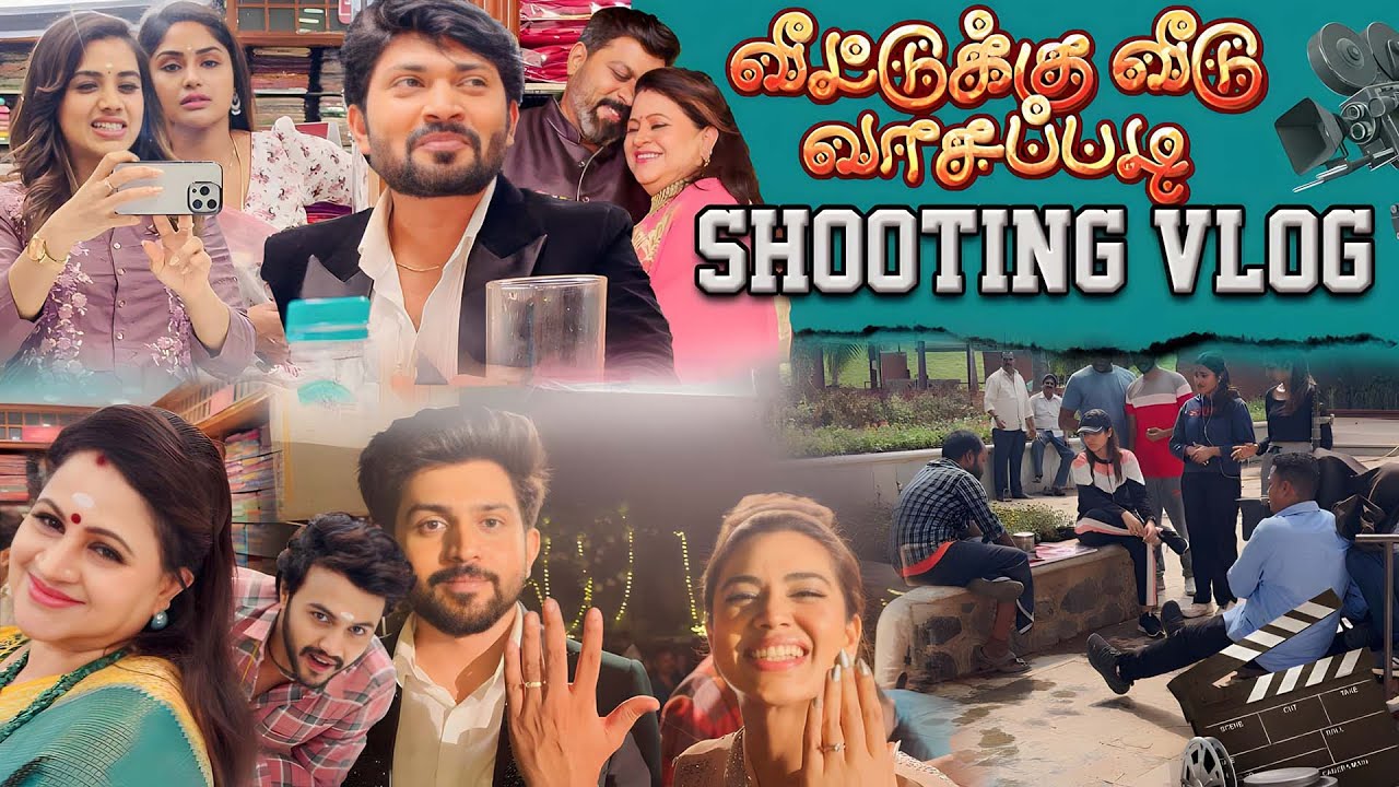 Veetuku Veedu Vasapadi Serial BTS😍 | Aarthi Subash Vlogs #bts #vijaytv #newserial