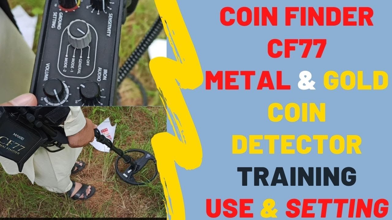 Coin Finder CF77 Metal Detector Training - Setting & Use in Pakistan
