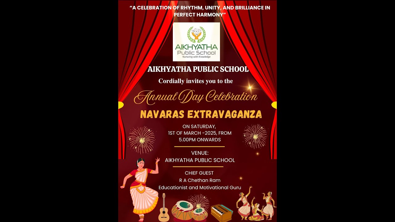Aikhyatha Public School || Annual Day 2024-2025 || Navaras Extravaganza 1of 2