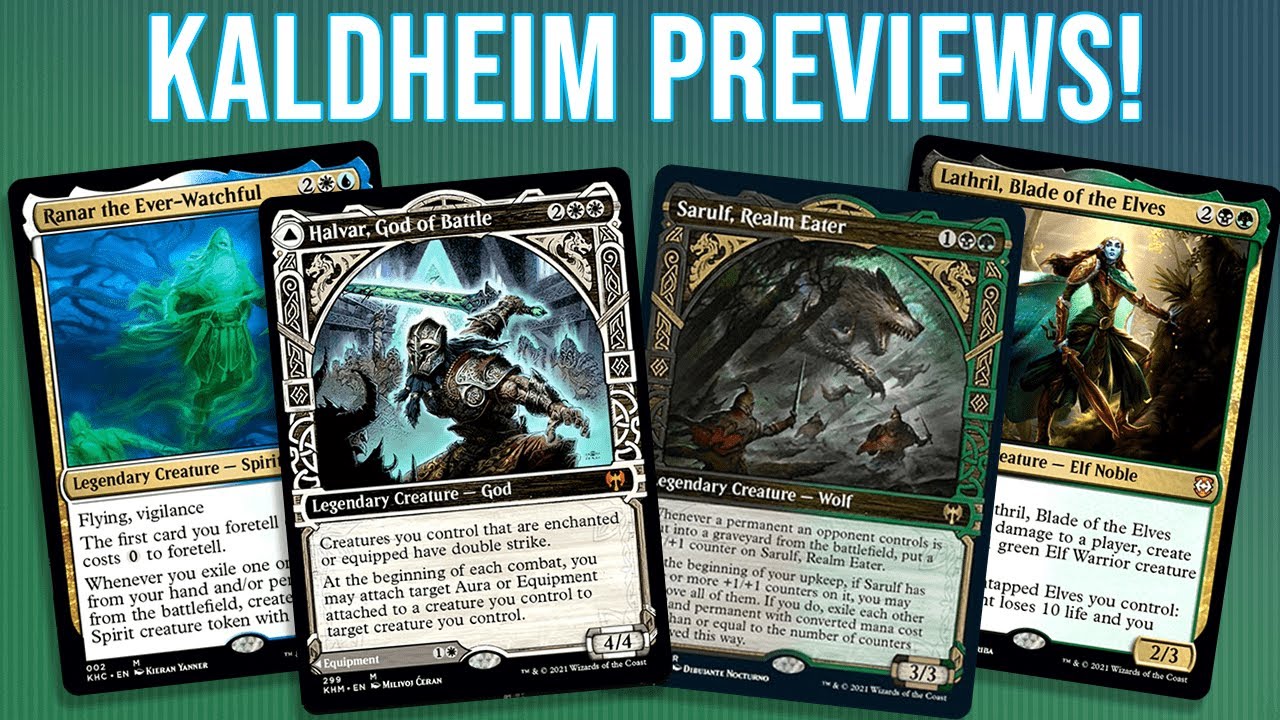 Analyzing Four New Kaldheim Commanders! | Halvar | Ranar | Sarulf | Lathril