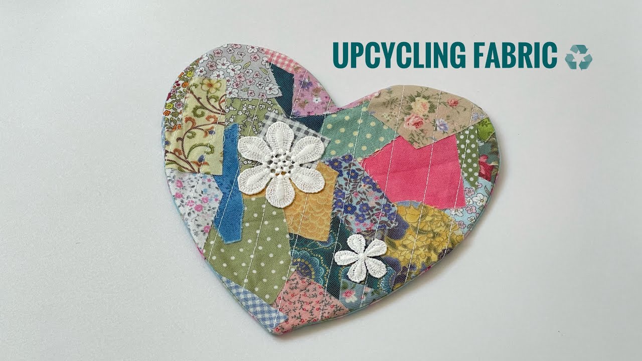 How to Make New Fabric from Fabric Scraps | Easy Upcycling Tutorial