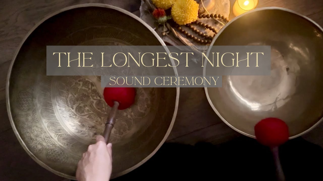 Winter Solstice ASMR Sound Ritual | From Light to Dark ✨