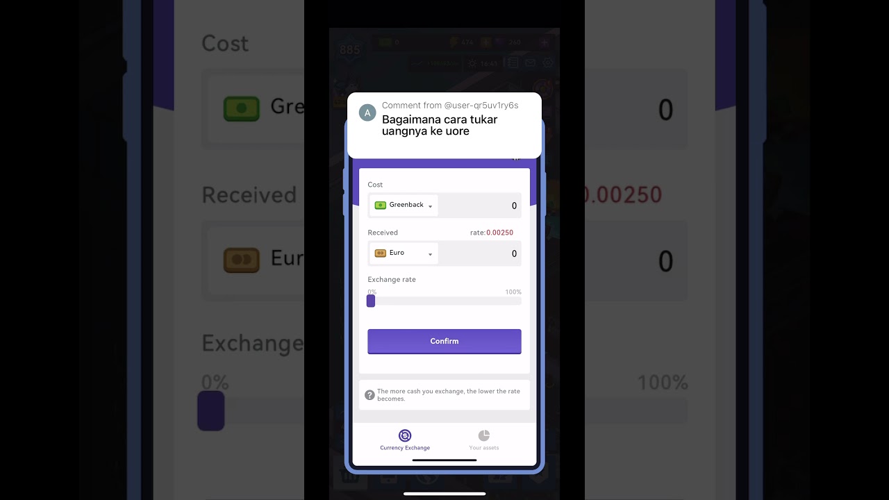 Change to euro currency in idle office tycoon get rich #gaming #idleofficetycoon #euro #mobilegame