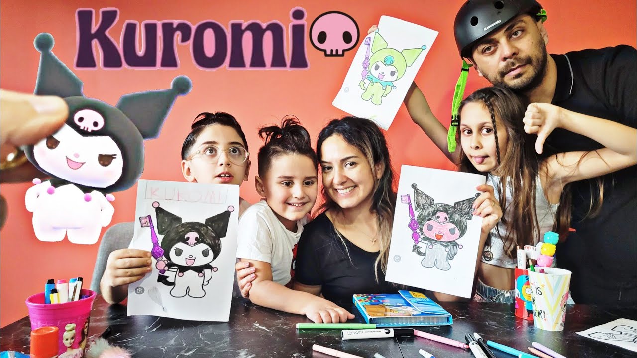 EFE İLE KUROMİ BOYAMA CHALLENGE!!