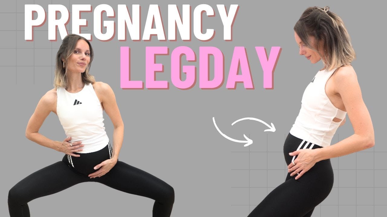 15 MIN Beine Workout für Schwangere - Pregnancy Leg Workout für alle Trimester!