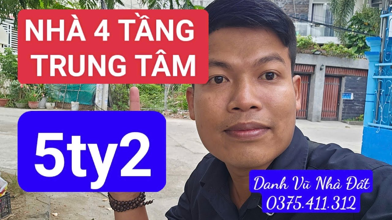 BÁN NHÀ 4 TẦNG TRUNG TÂM NHA TRANG GIÁ 5TY2