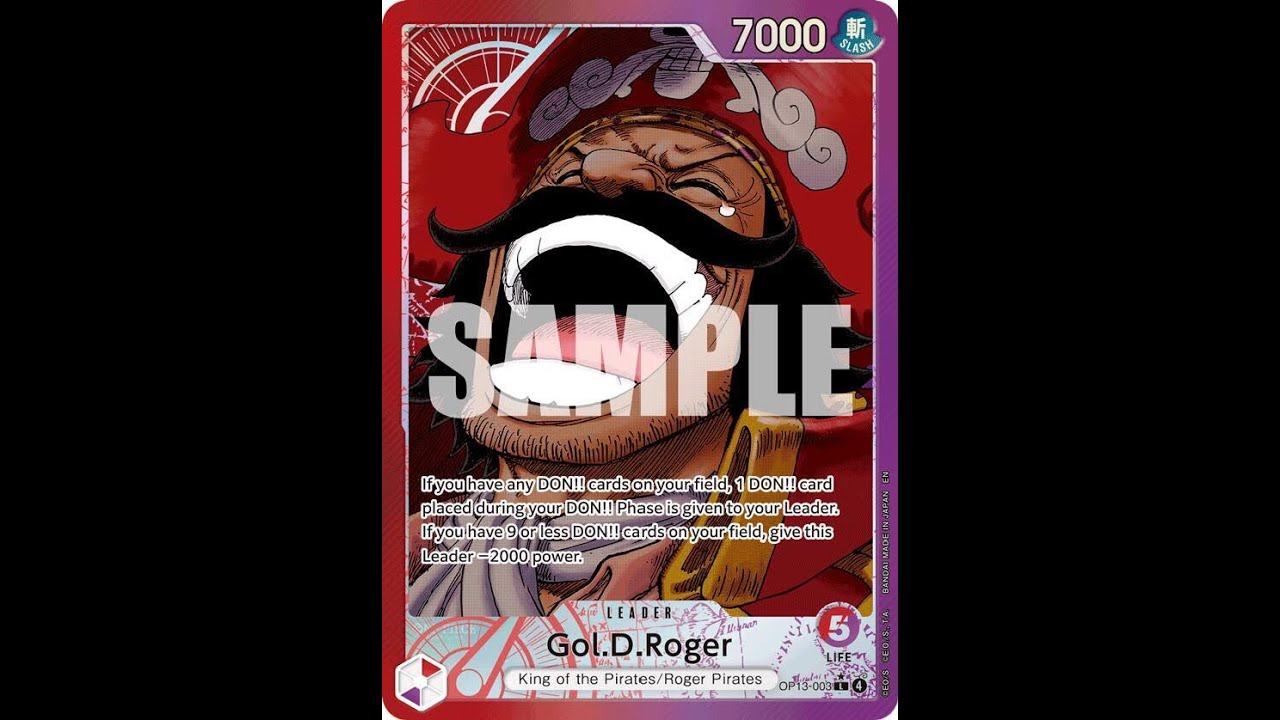 One Piece Card Game: OP15 Roger Testing!
