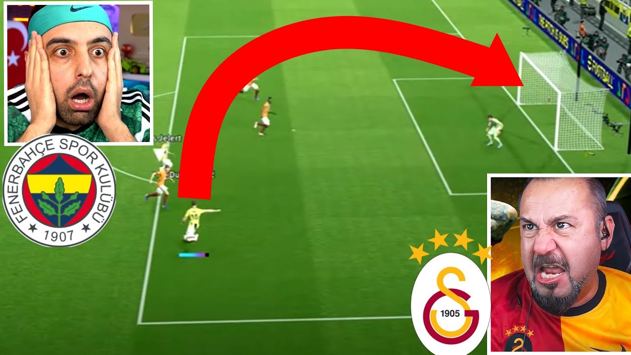 SESEGEL ŞOK 😱 TADİC 34 METRE BOMBA PLASE GOL ! FENERBAHÇE - GALATASARAY DERBİSİ 2025 !