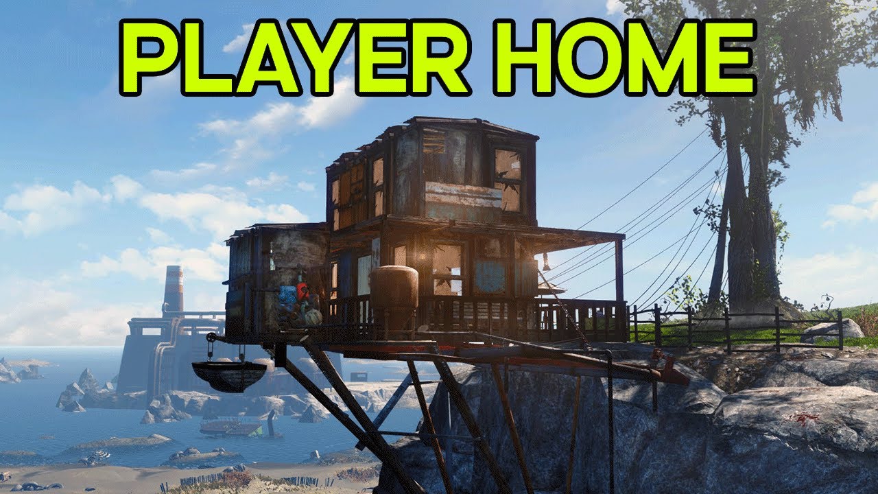 Fallout 4: Дом мечты на вершине утеса