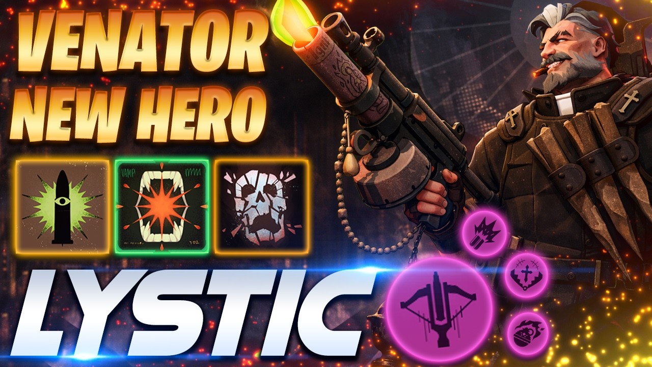 Lystic Venator - NEW HERO - First GAMEPLAY
