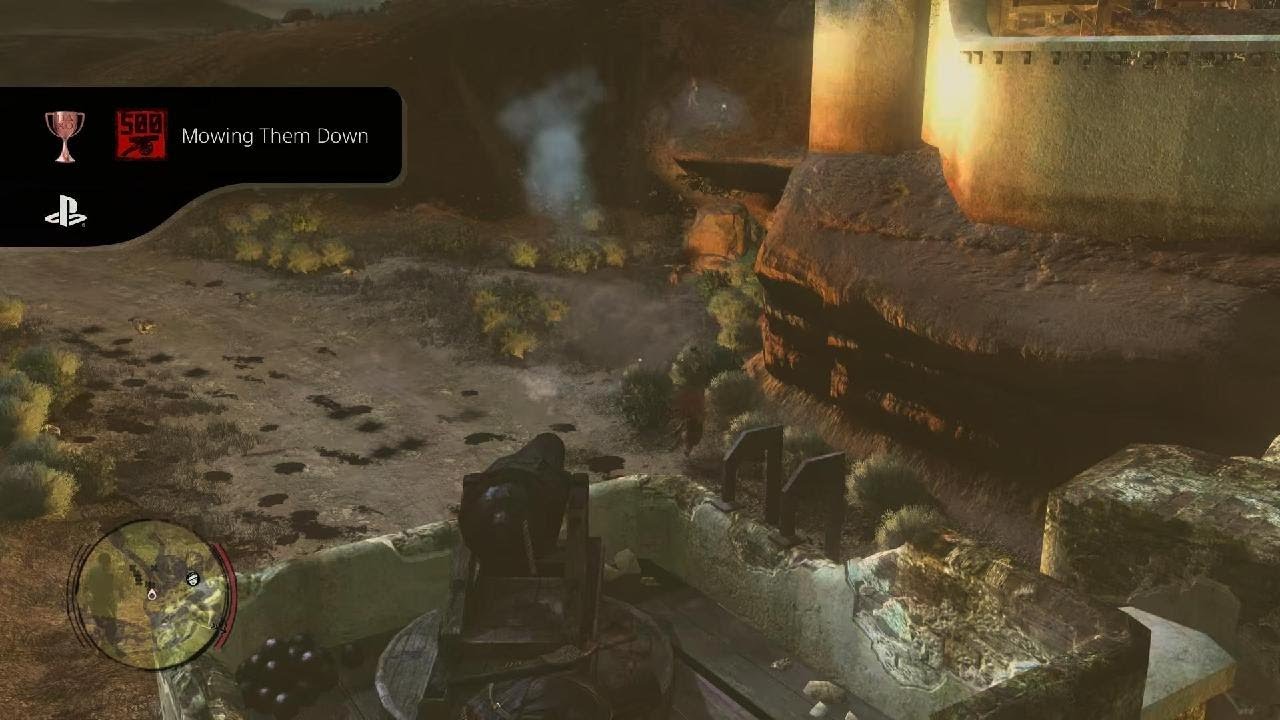 Red Dead Redemption Mowing Them Down Trophy