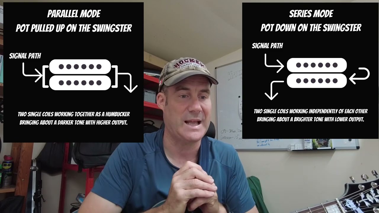 How does Series and Parallel Switching work on guitar pickups?