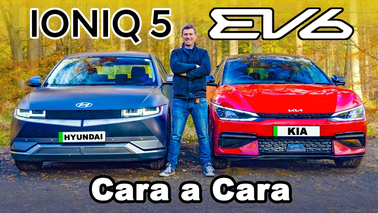Kia EV6 vs Hyundai IONIQ 5 reseña - ¡¿cuál es mejor?!