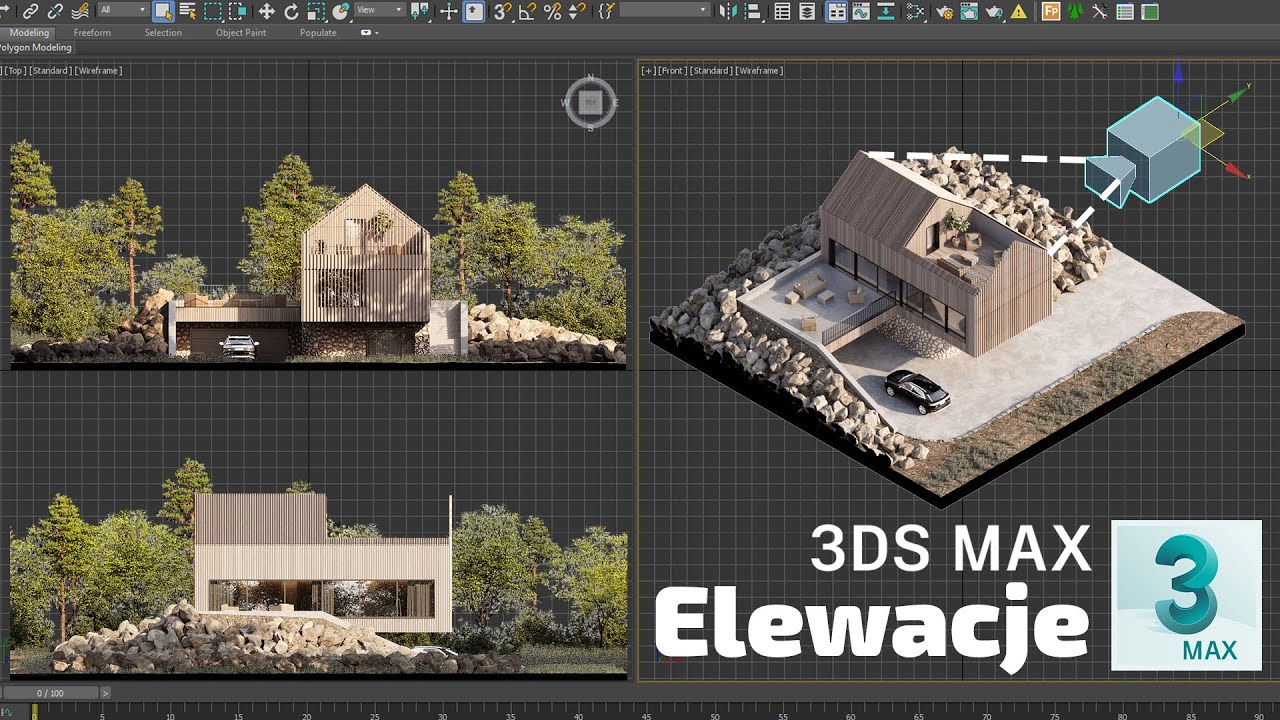 Efektowne elewacje w 3ds Maxie - szybki tutorial