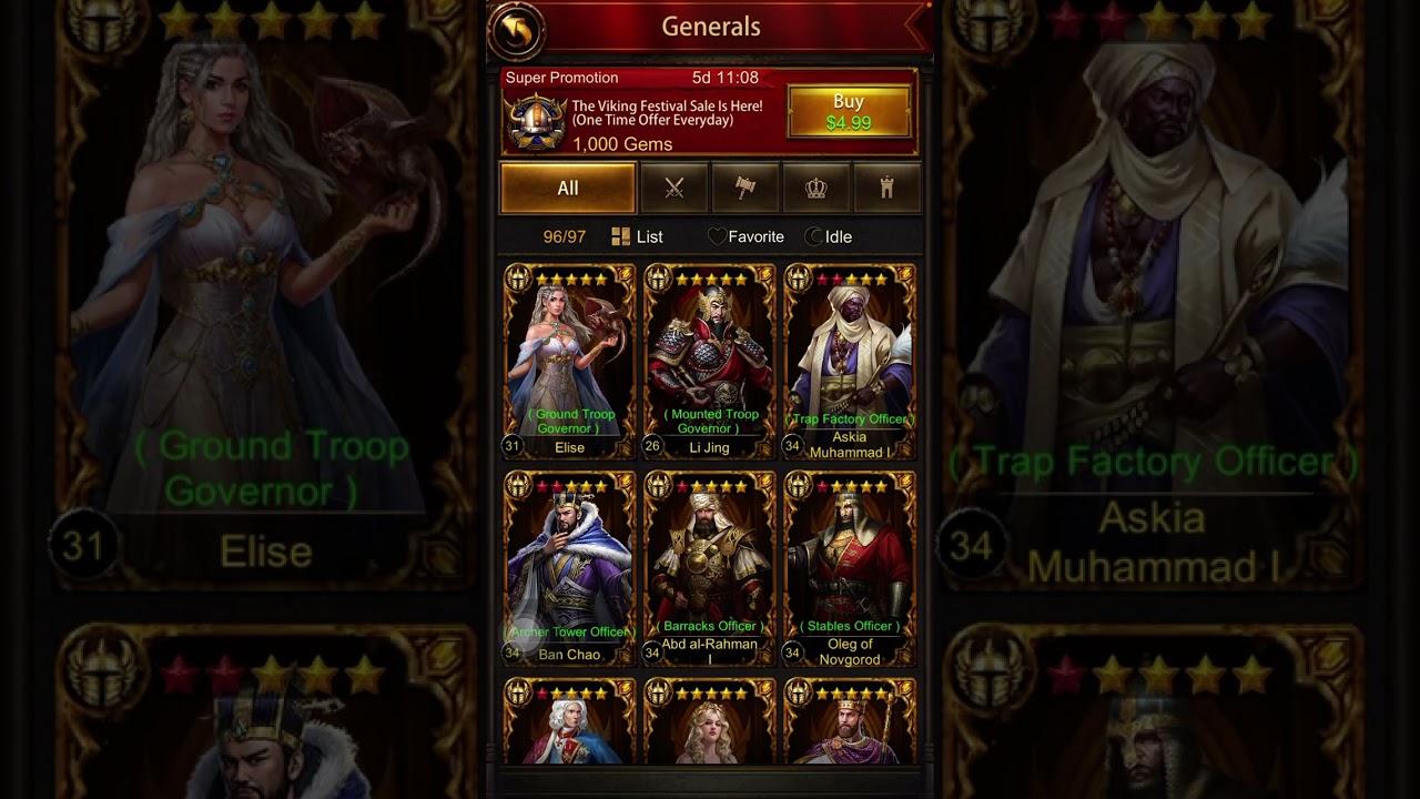 Evony Tips: Enhancing Generals For Fun And Profit