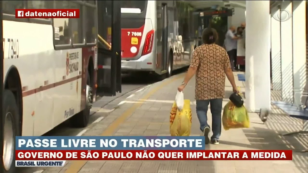 GOVERNO DE SP NÃO QUER PASSE LIVRE PARA IDOSOS | BRASIL URGENTE