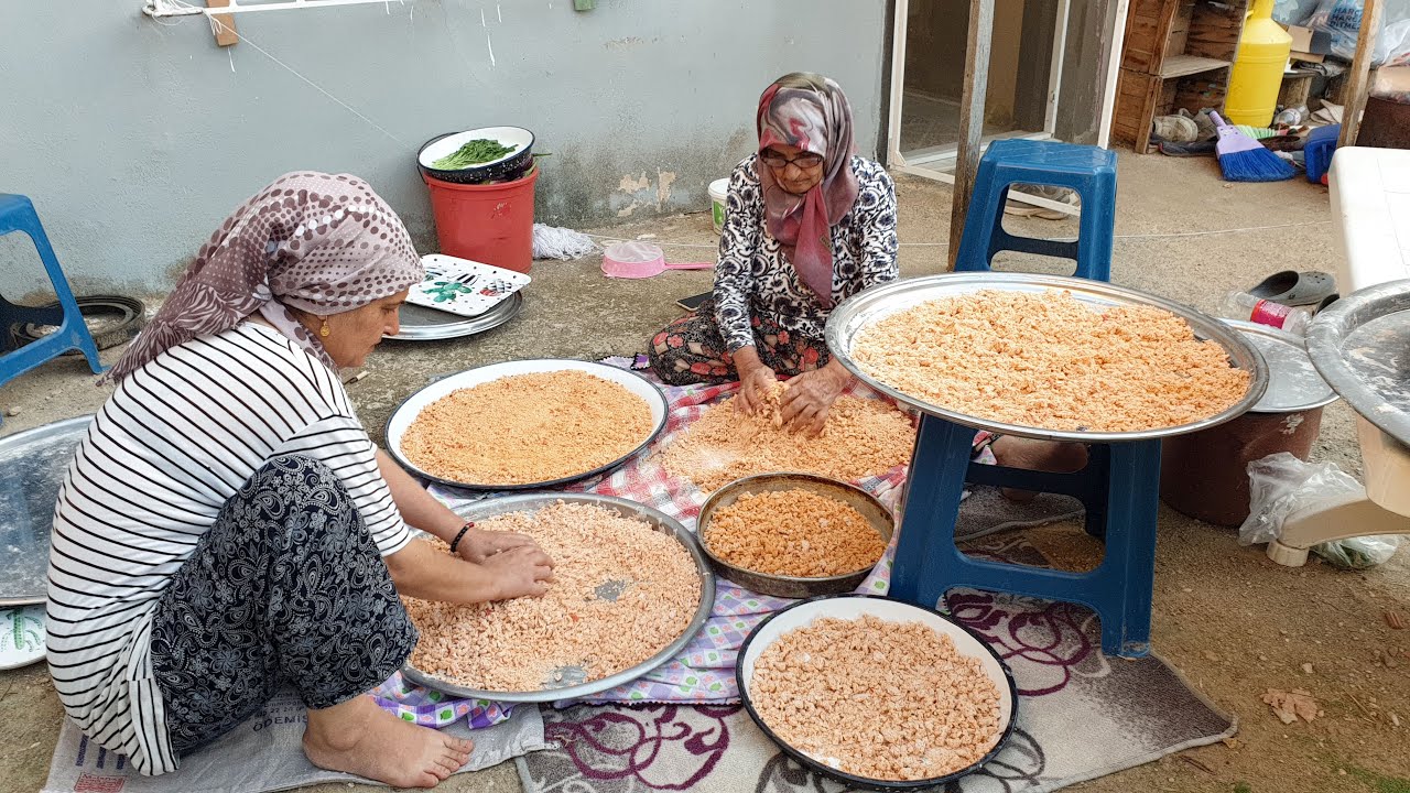 A'dan Z'ye Köy Tarhanası Nasıl Yapılır ❓ Tüm Detaylarıyla 😊 Evde Tarhana Tarifi Ve Yapılışı | Yemek