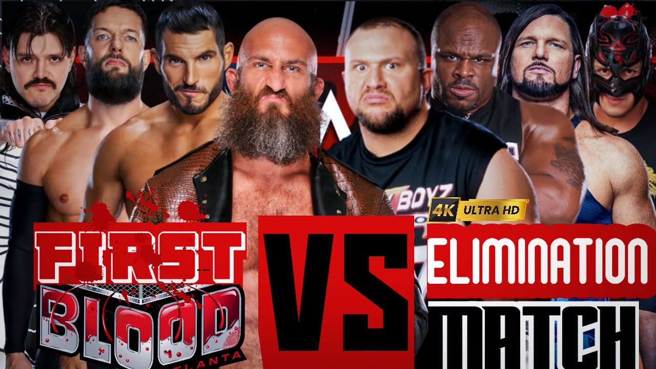 FIRST BLOOD 🩸 Judgment Day & DIY Vs. Dudley Boys & AJ Styles , Dragon Lee - WWE  #wwe