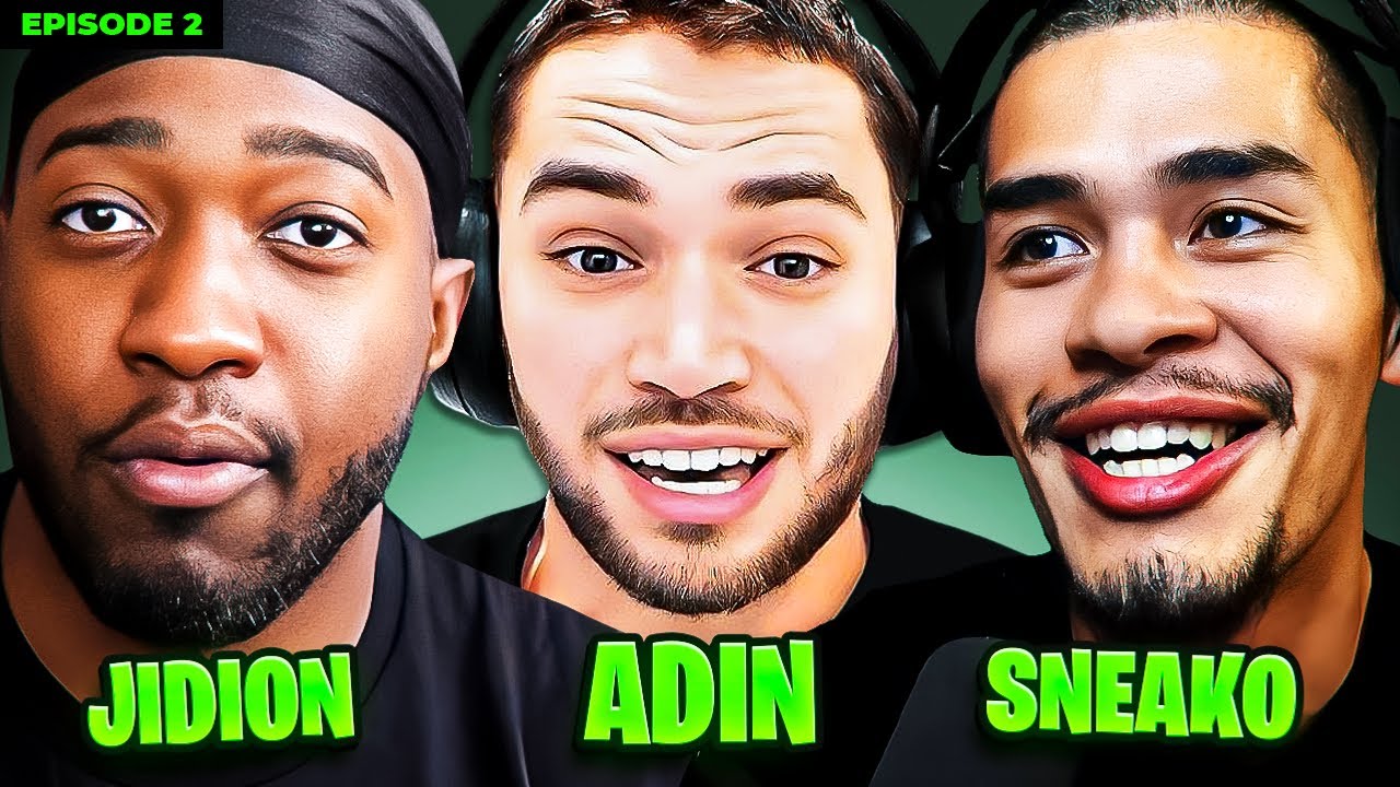 Adin Ross & SNEAKO Debate Against JiDion | Kick It Ep 2