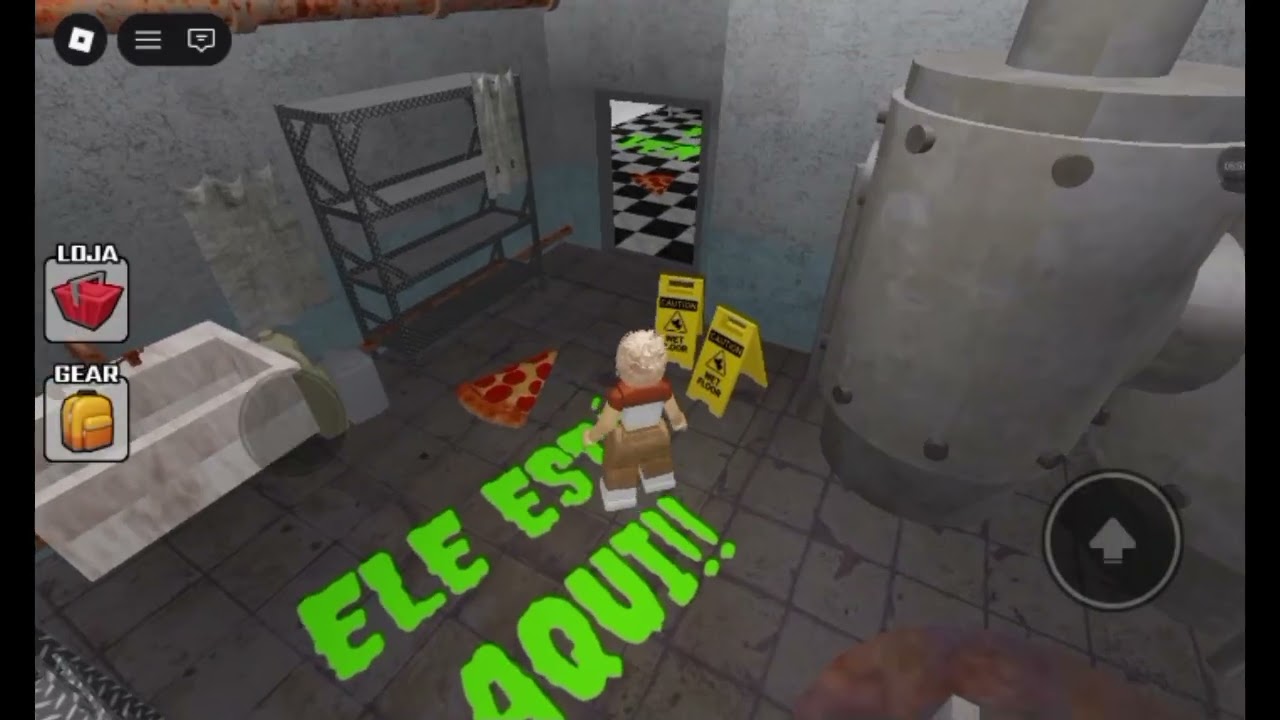Jogando roblox 