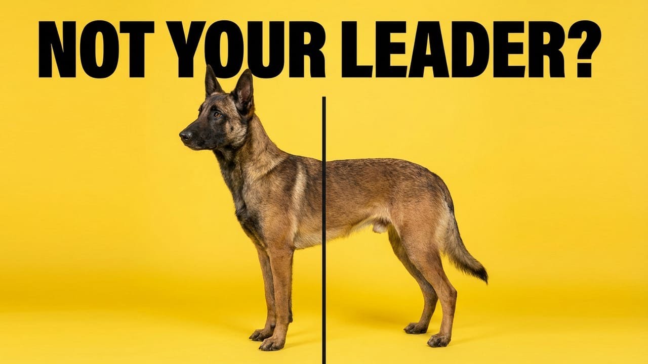 Тихий момент, когда бельгийская малинуа решает, что ты не лидер.