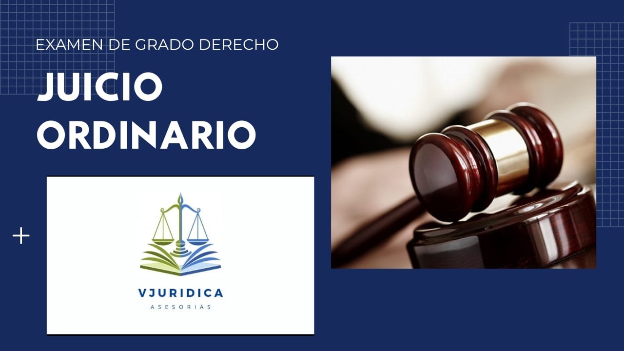 Juicio ordinario de mayor cuantia (Esquema para no olvidar)