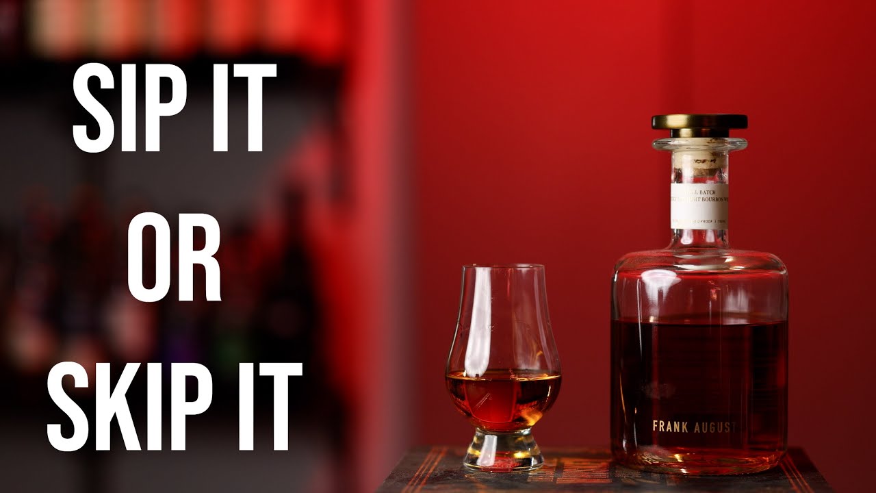 Пейте небольшими глотками или пропустите. Frank August Small Batch Kentucky Straight Bourbon