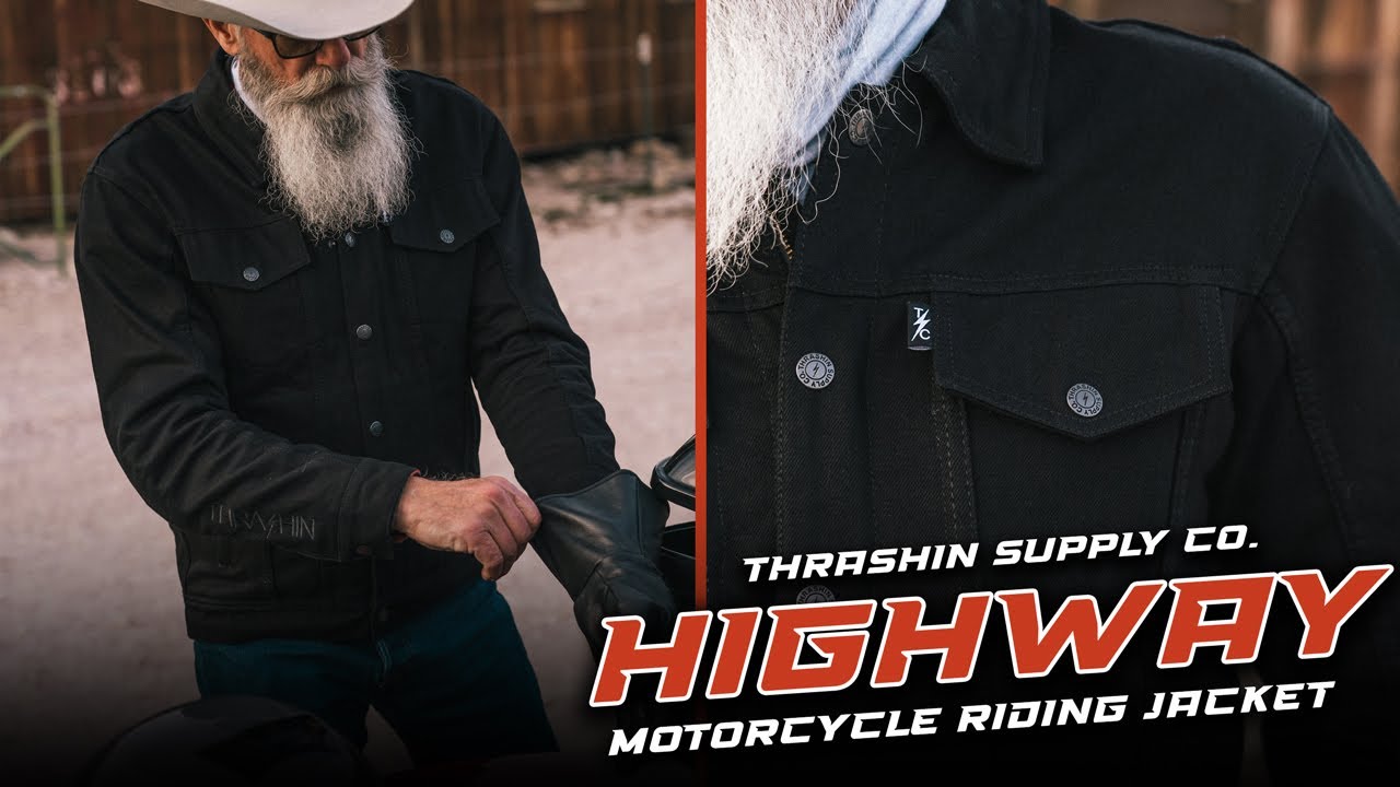 Thrashin Supply Highway Denim Riding Jacket