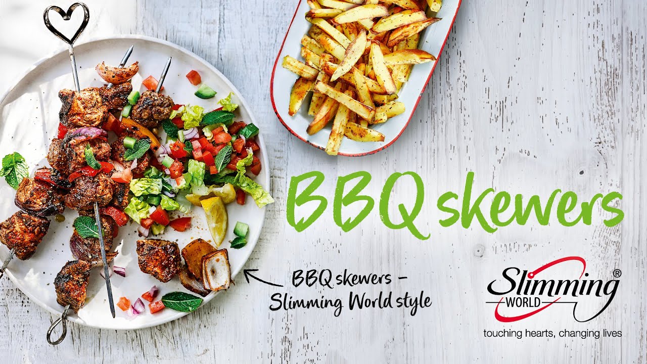 Slimming World summer BBQ spiced lamb skewers - FREE