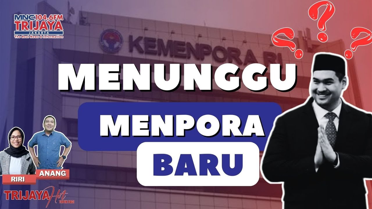 🔴LIVE Trijaya Menunggu Menpora Baru | Hot Topik Pagi