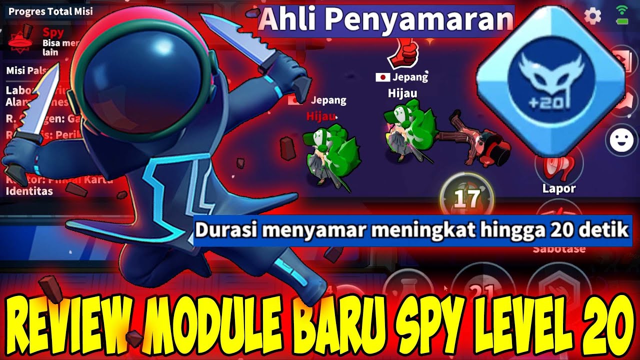 REVIEW MODULE SPY LEVEL 20 !! MODULE SPY YANG PALING REKOMEN SIH INI !! Super Sus Indonesia