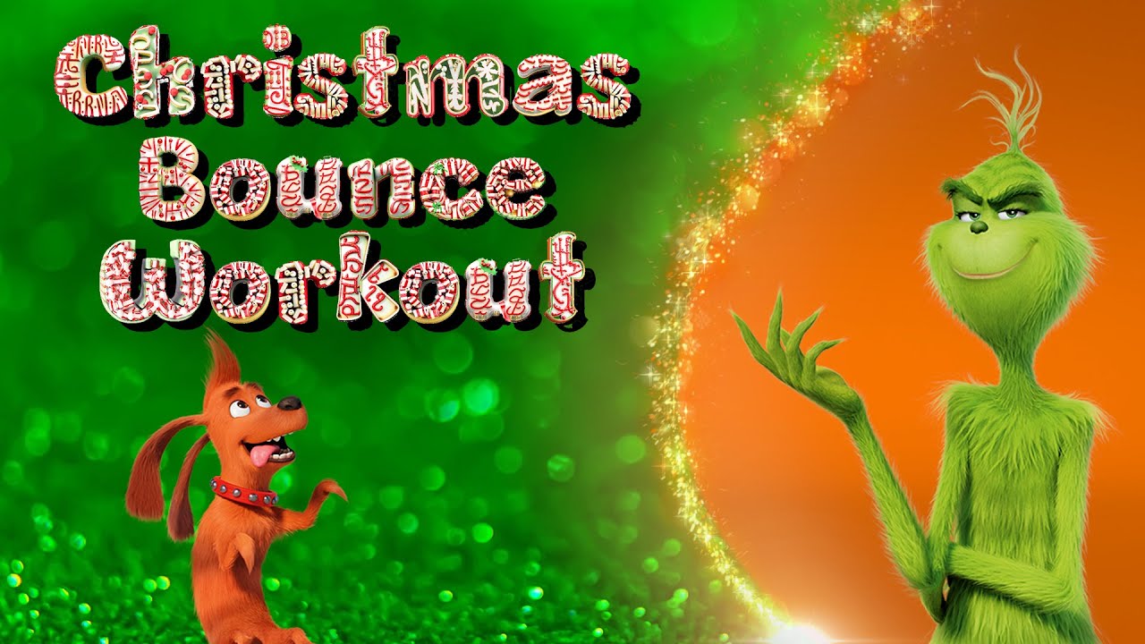 Christmas Jump Workout | Christmas Brain Break | PE Bowman | Trampoline Workout for Kids | Grinch