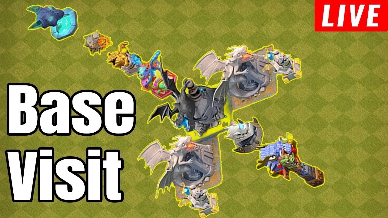 Clash of Clans live || Base Visit #shorts