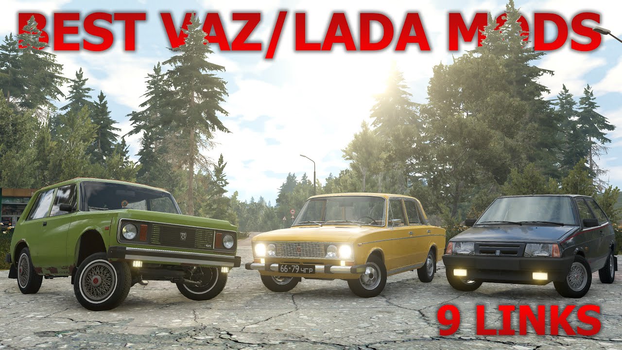 The Best VAZ/Lada Mods For BeamNG | Showcase